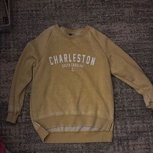 Charleston South Carolina Yellow  Sweater